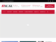 Tablet Screenshot of bilaltransport.com